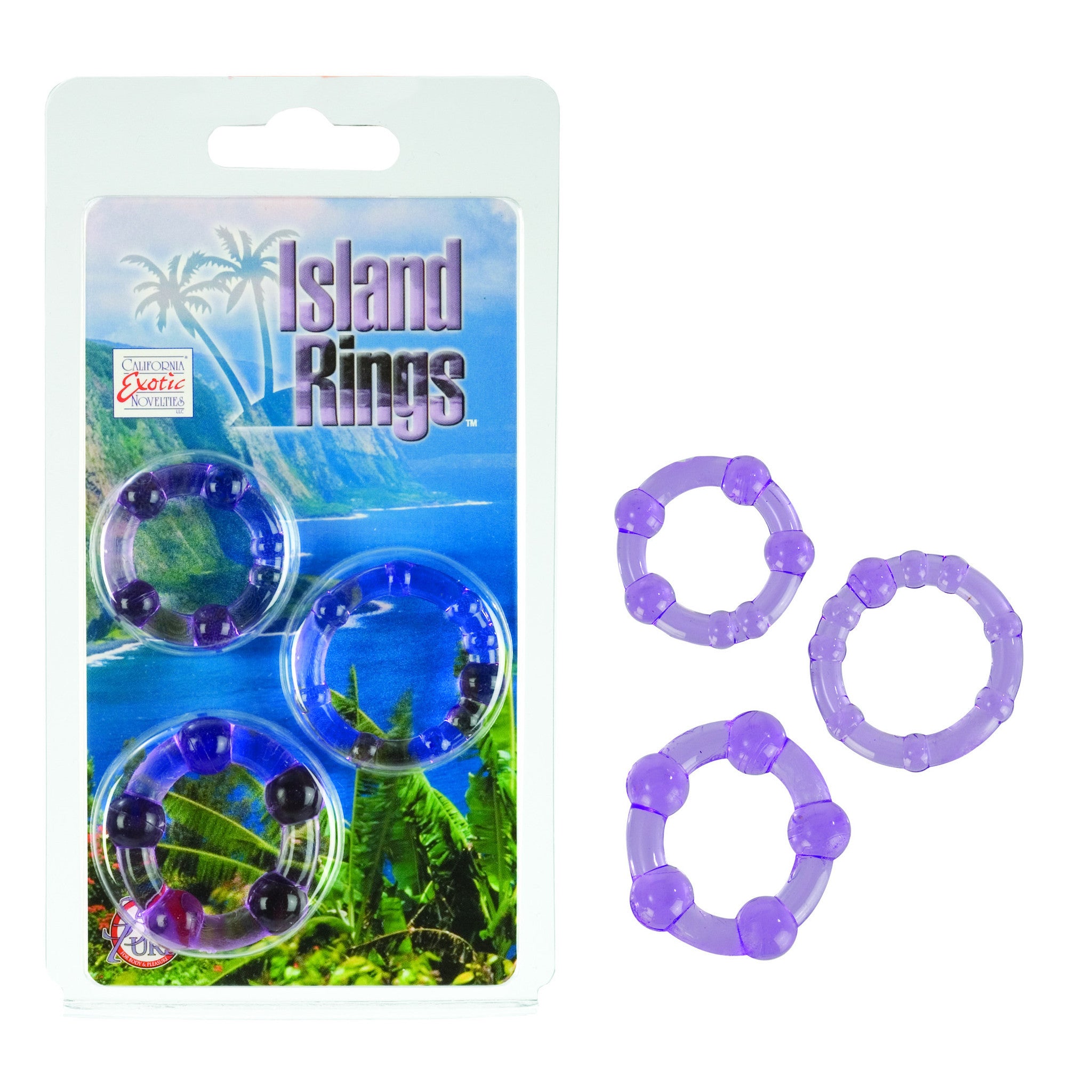 Silicone Island Rings Purple - ClubX